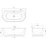 Акриловая ванна BELBAGNO BB108-170-80