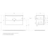 База под раковину BELBAGNO MARINO-CER-N-1000-2C-SO-BO-P