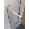 Душевая перегородка BELBAGNO UNO UNO-L-1-TB-100-C-Cr 100 см, профиль хром, стекло прозрачное