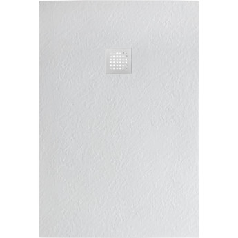 Душевой поддон из искусственного мрамора BELBAGNO TRAY-MR-UNO-AH-100/80-35-W-BO