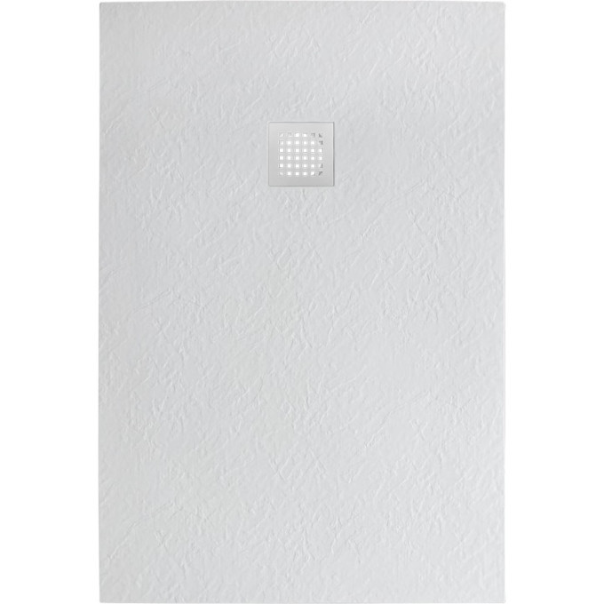 Душевой поддон из искусственного мрамора BELBAGNO TRAY-MR-UNO-AH-120/80-35-W-BO