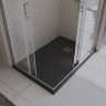 Душевой поддон из литьевого мрамора 120x80 см BELBAGNO TRAY-MR-UNO-AH-120/80-35-NERO-CR
