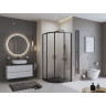 Душевой поддон из литьевого мрамора 90x90 см BELBAGNO TRAY-MR-UNO-R-90-550-35-NERO