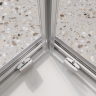 Душевой уголок BELBAGNO LUCE-AH-22-110/105-C-Cr