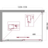 Душевой уголок BELBAGNO UNIQUE-AH-1-120/135-80-C-Cr