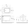Комплект 4в1 унитаз, инсталляция, кнопка смыва, крышка-сиденье BELBAGNO BB1102CH/BB1102SC/BB002-80/BB014-SR-BIANCO