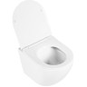 Подвесной безободковый унитаз с сиденьем микролифт BELBAGNO UNO BB3105CHR/SC BB3105CHR-SC