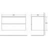 Тумба BELBAGNO LUCE LUCE-900-2C-SO-SCM