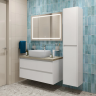 Тумба Bianco Opaco 80 см BELBAGNO KRAFT KRAFT100BO-KEPMCO-1302-SET