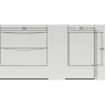Тумба Rovere Nature Grigio 79,6 см BELBAGNO ACQUA ACQUA-800-2C-SO-RNG